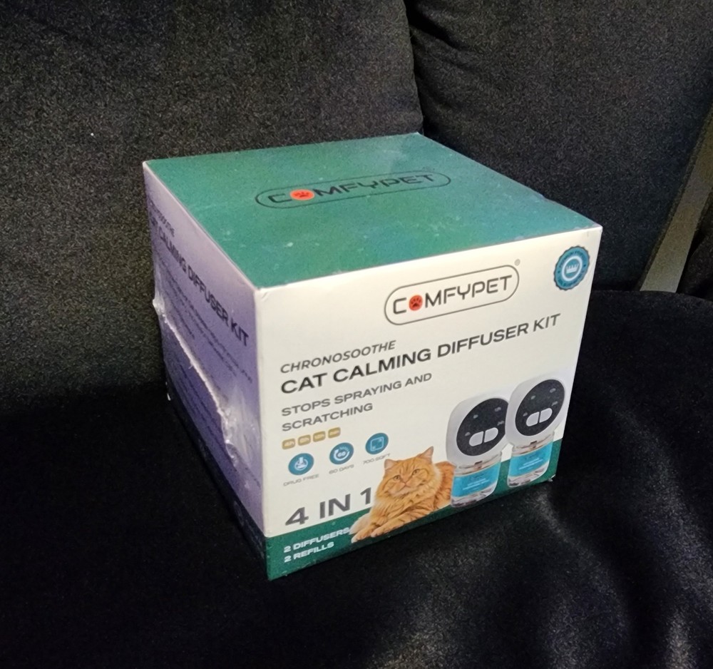 60-Day Cat Calming Diffuser-Naturally Effective Pheromones To Reduce Anxiety
