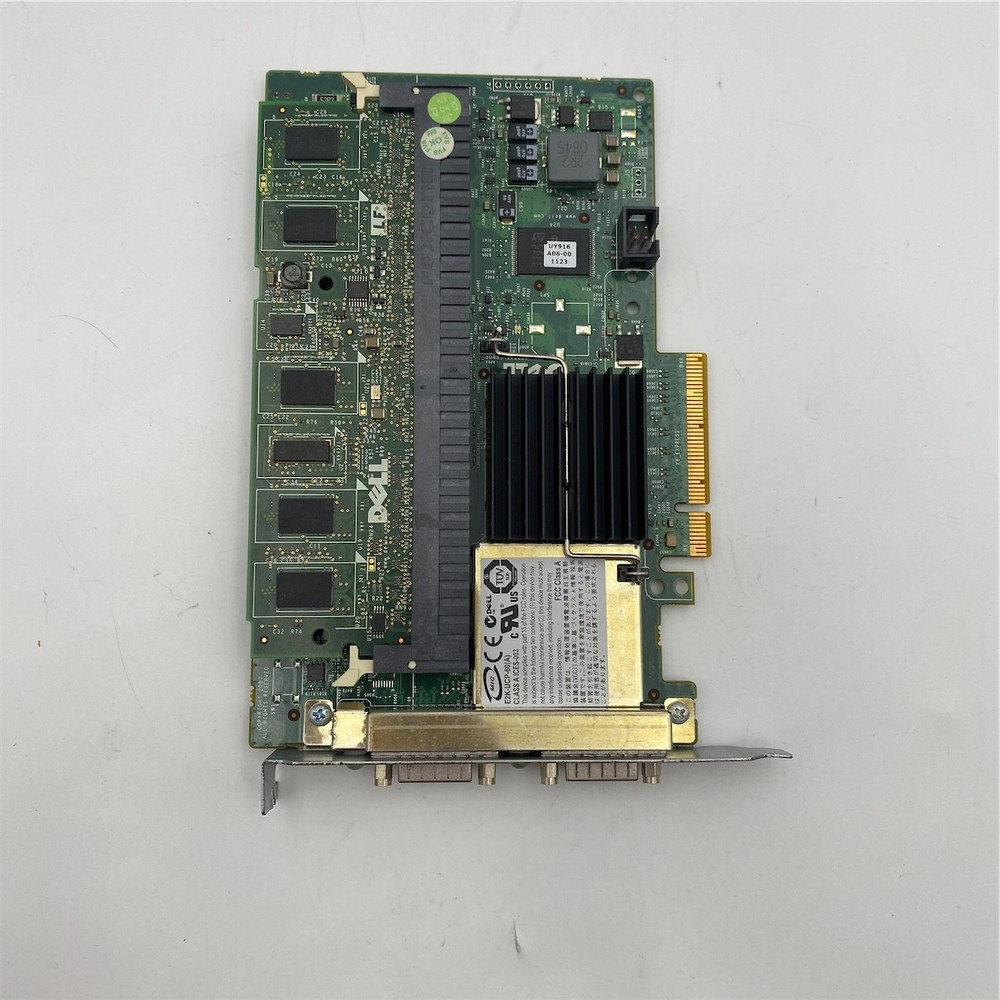 DELL PCI-E 2X4-PORT SAS-300 512MB CTRL J155F