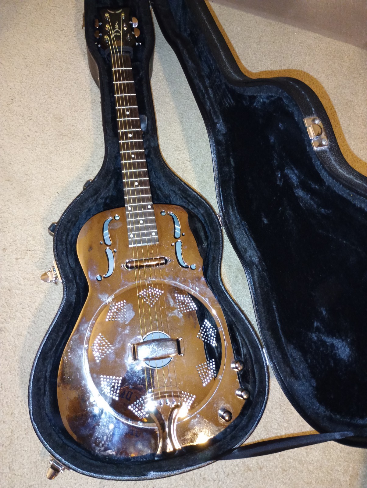 Dean Polished steel Resonator Guitar