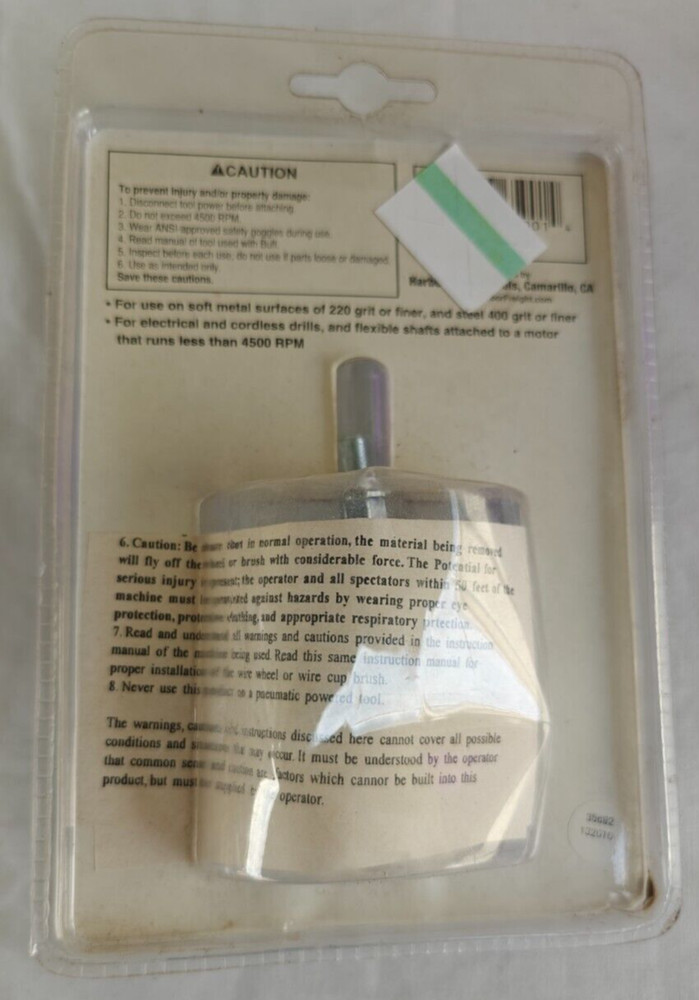 2'' X 2-1/2 '' Tapered Buff 65001, NEW
