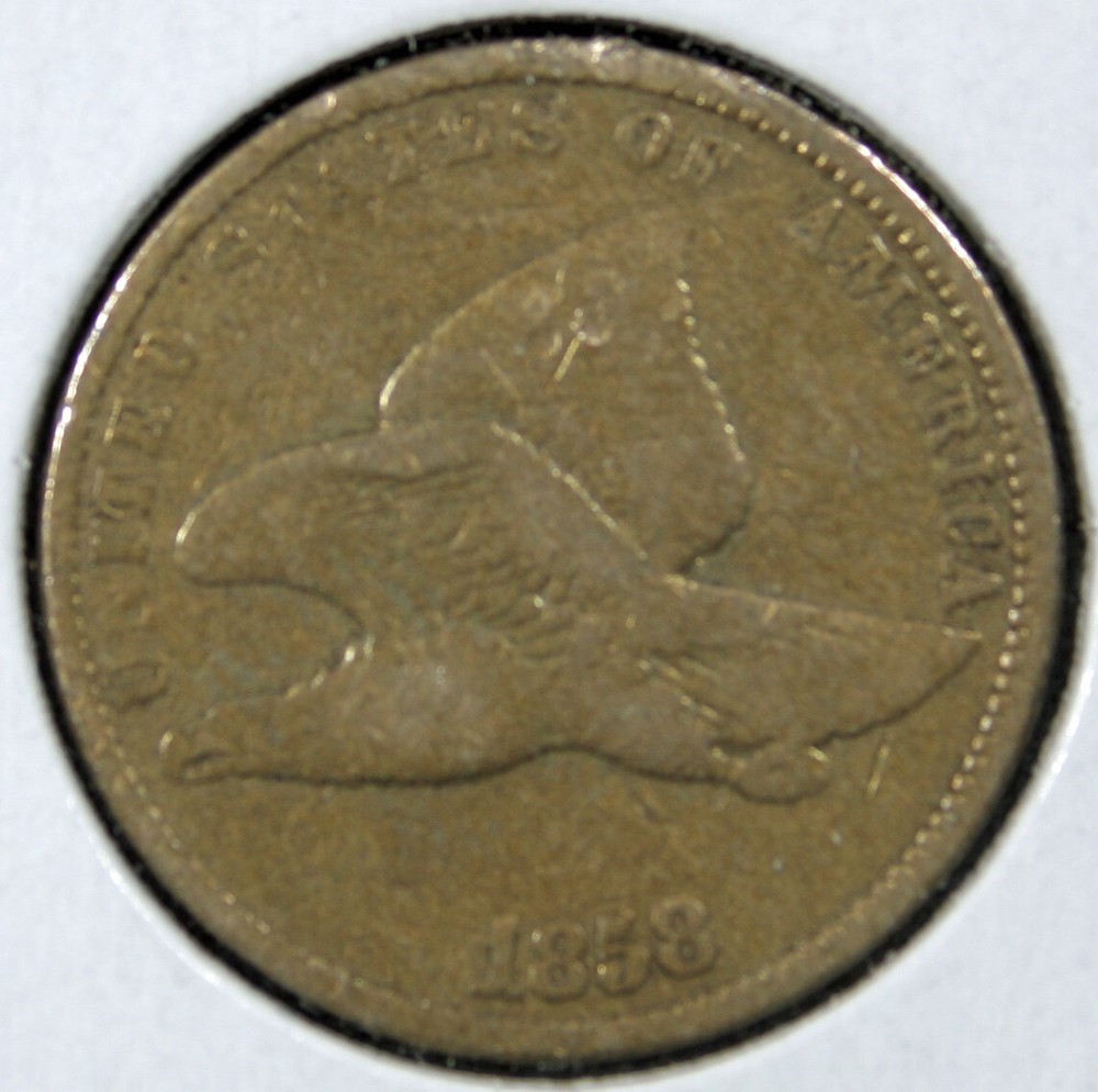 1858 FLYING EAGLE CENT SMALL LETTERS (5022)