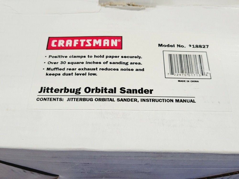 Craftsman jitterbug orbital sander