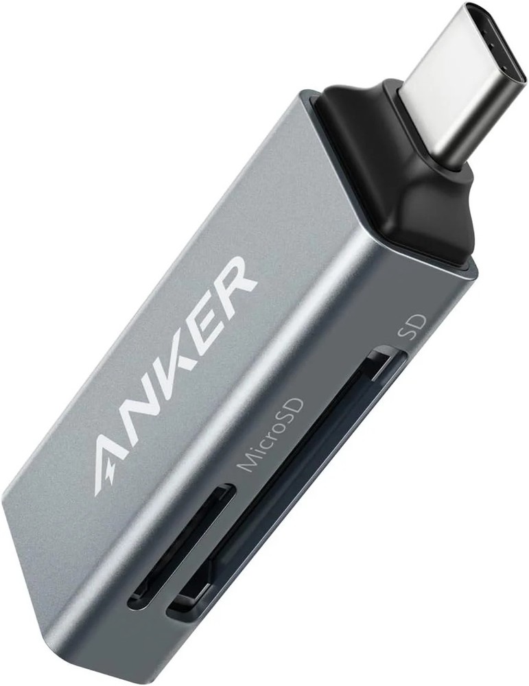 Anker SD Card Reader, 2-in-1 USB C Memory Card Reader for Digital Camera SD Card