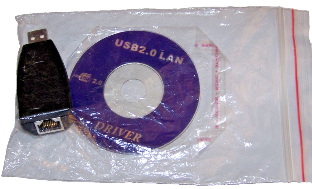USB 2.0 to Ethernet Fast 10/100 LAN Wired Network Adapter - With Driver New
