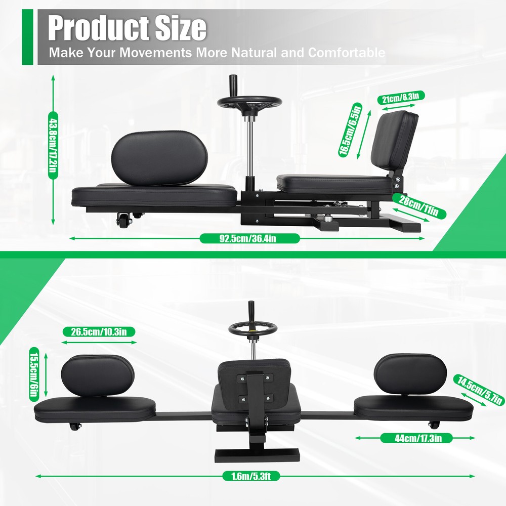 Leg Stretcher Split Machine Split Machine for Flexibility Adults 3 Bar Leg Split