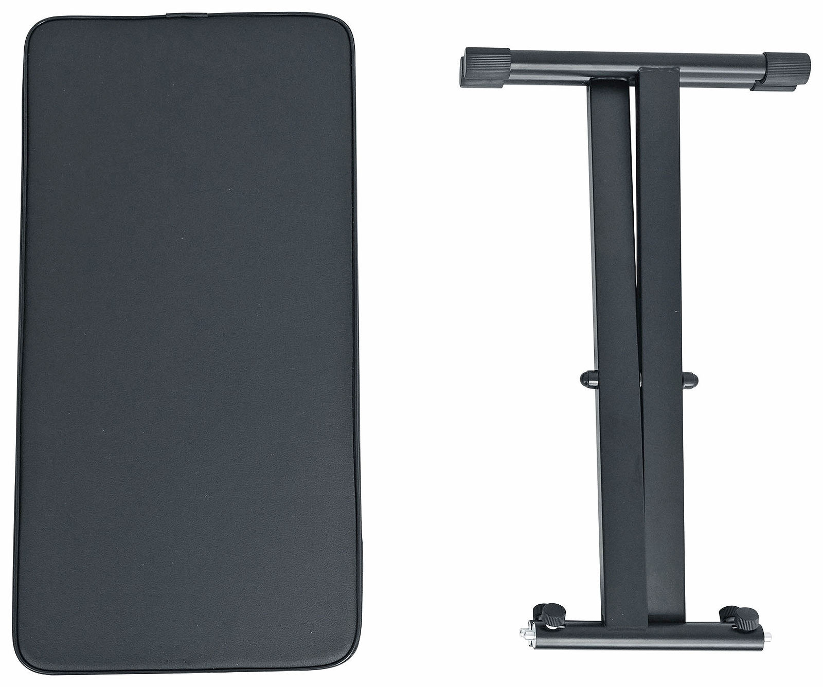 Rockville RKB61 V2 Extra Thick Padded Foldable Keyboard Bench w/ Quick-Release