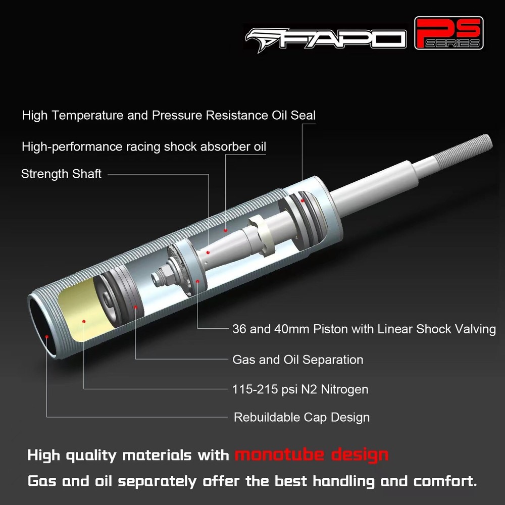 FAPO Coilover for Chevrolet Camaro 2010-2015 Shock Absorber Adjustable height