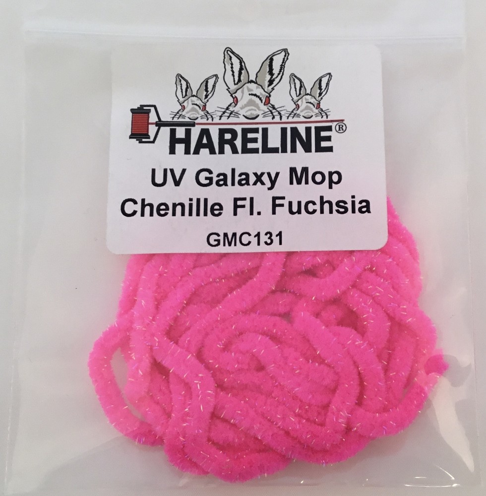 Hareline Dubbin UV Galaxy Mop Chenille Fly Tying Material