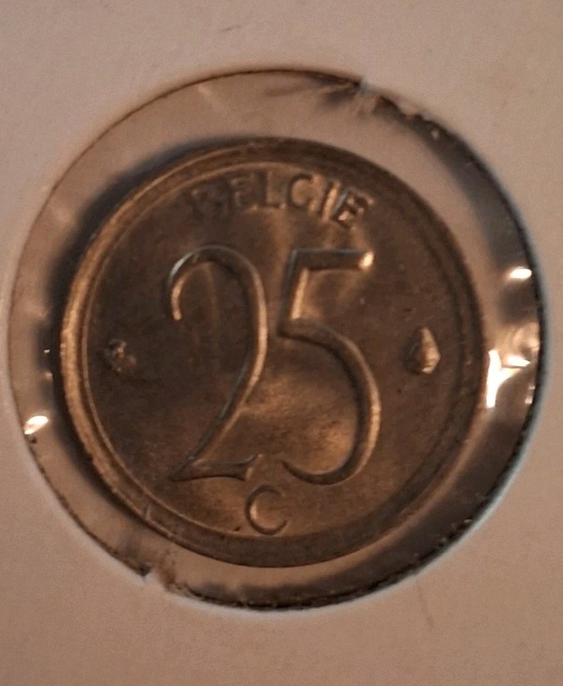 1964 Belgium 25 Centimes Nice Condition