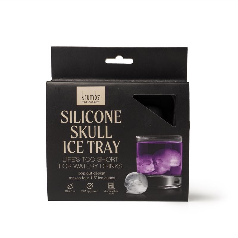 12-Pack Krumbs Kitchen Black Silicone Ice Tray