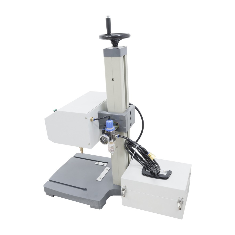 Metal Marking Machine 7in Pneumatic Dot Peen Marking Machine + Rotary Attachment