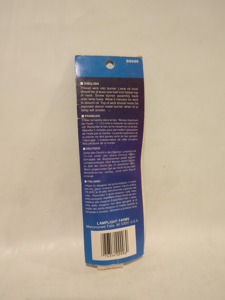 Lamplight B9996 Oil Lamp Replacement Wicks