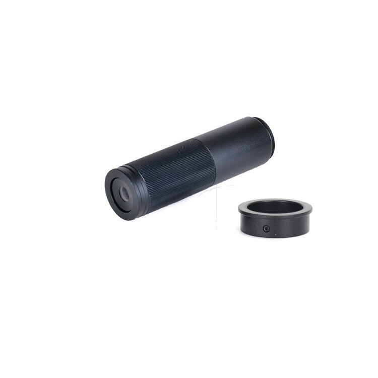 120X C Mount Zoom Lens C Mount Microscope Camera w/Ring Adapter For Microscope