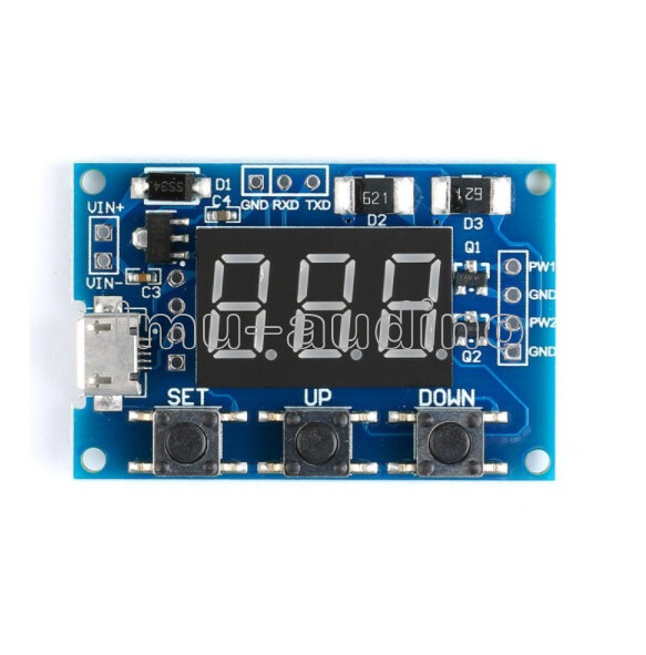 2 Channel Independent PWM Pulse Frequency Generator Duty Cycle Adjustable Module