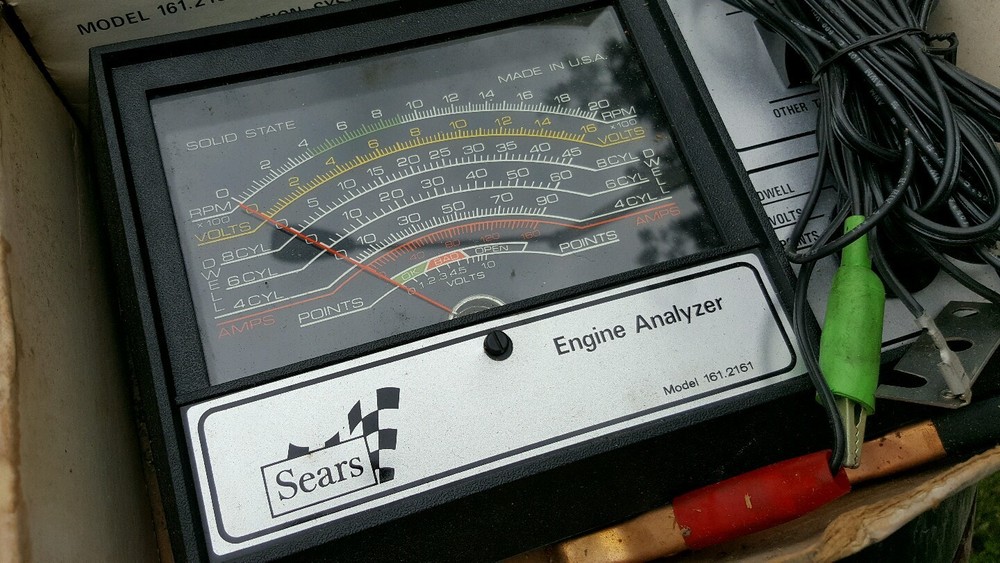 Vintage Sears Engine Analyzer Model 161-2161 161.2161