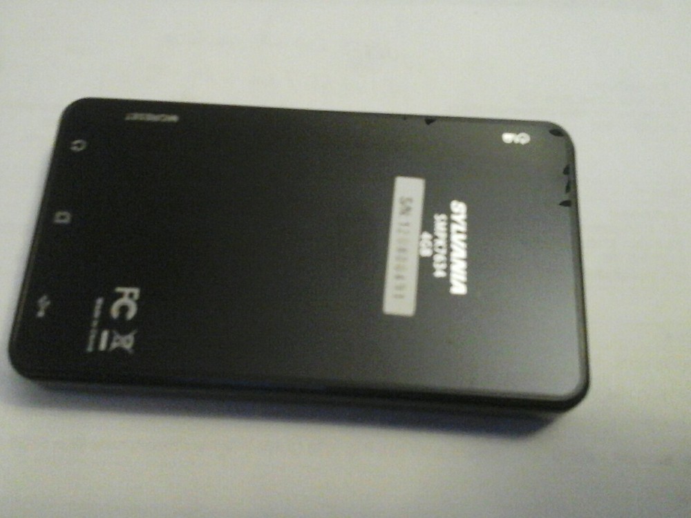 sylvania smpk7634 ,4gb mp black, pro owned.