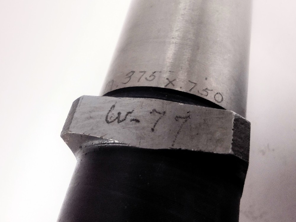 M .375x.750" RECTANGULAR PUNCH 1/2"-13 THREADED