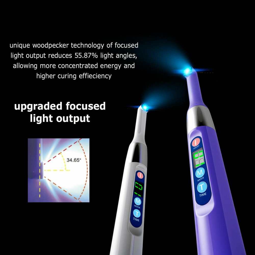 Woodpecker iLED Max Dental iLed Curing Light 1 Second Cure Lamp 2500mW/c㎡