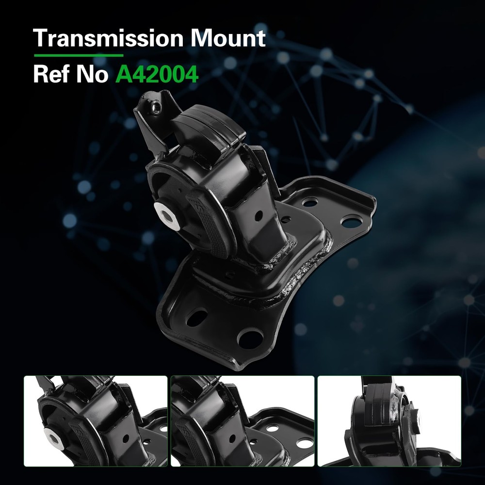 Engine Motor & Transmission Mount Kit, Compatible with Prius 2010-2015 & Priu...