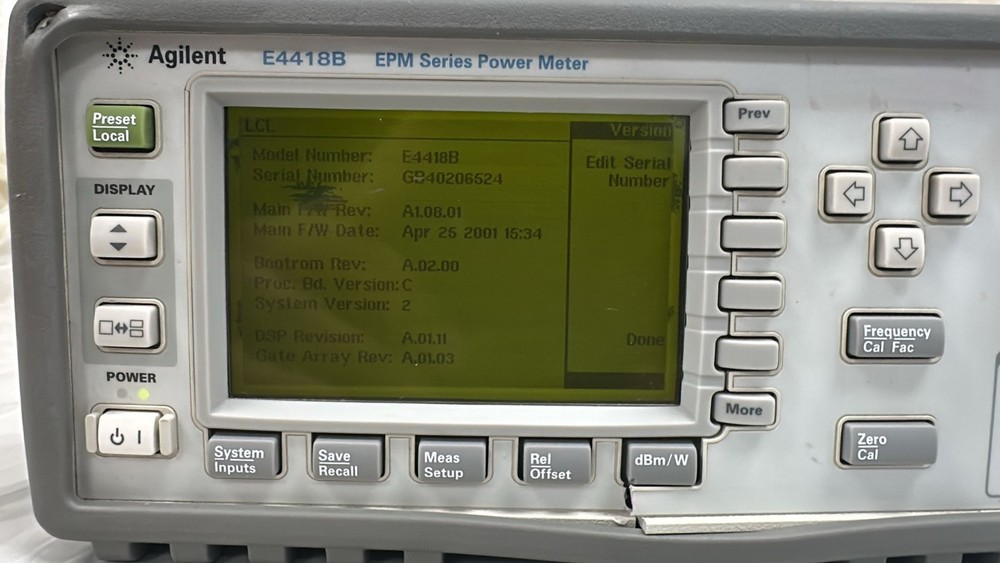 Agilent E4418B EPM Series Single Channel Power Meter