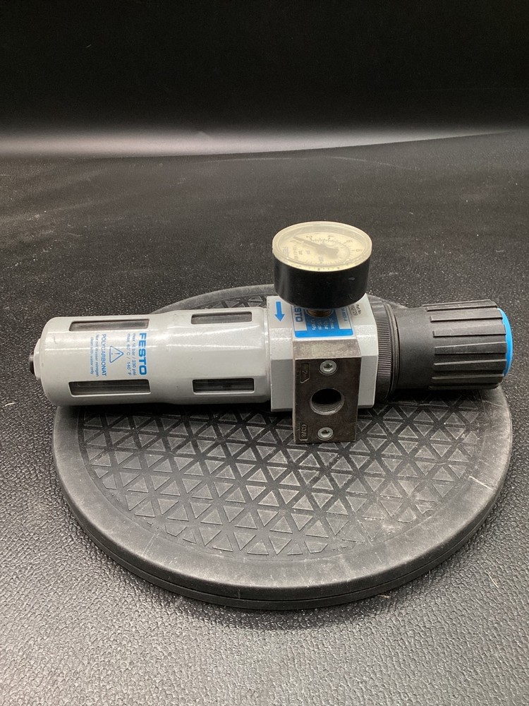 FESTO LFR-D-5M-MIDI-A Filter Regulator Lubricator Assembly USED