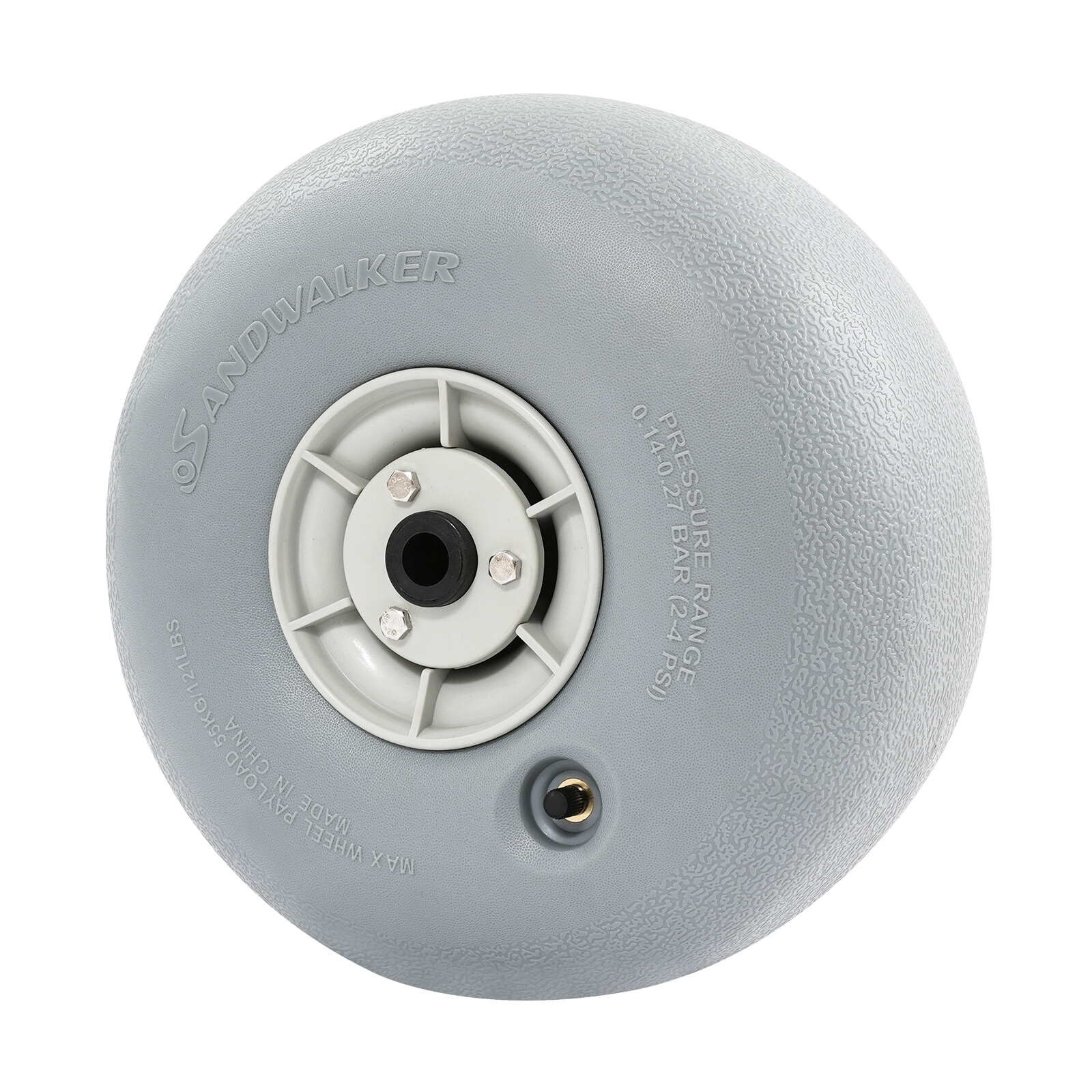 2 Pcs Inflatable Beach Sand Tires - 121 lbs Load Capacity for Carts