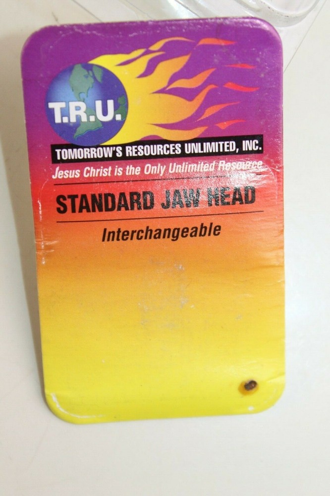 T.R.U. Standard Jaw Head Interchangeable NOS TSJH-BK