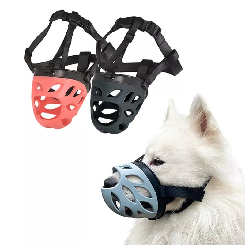 Dog Muzzle Breathable for Small Medium Large Dogs Pet Mask Biting Barking