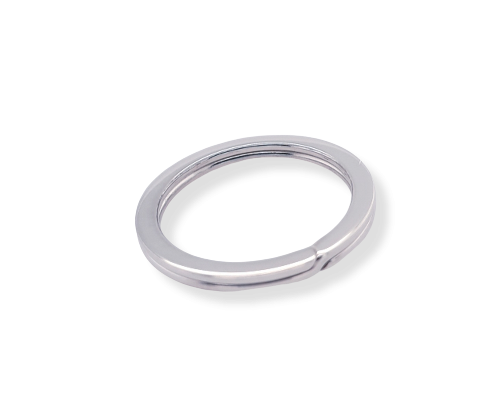 925 Sterling Silver Split Key Ring, Key Chain, 28 or 32mm