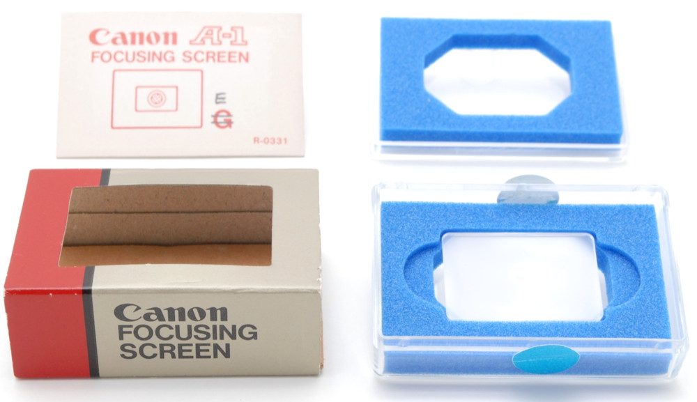 Canon A-1 Focusing Screen Type E Split Image Microprism Matte Screen w/Box JAPAN