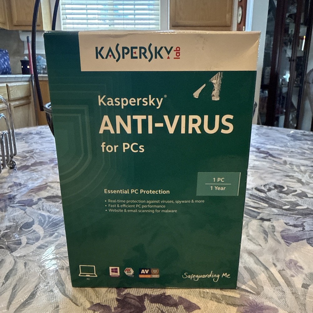 KASPERSKEY Lab Anti-Virus Protection PC Computer Security Software NEW Sealed
