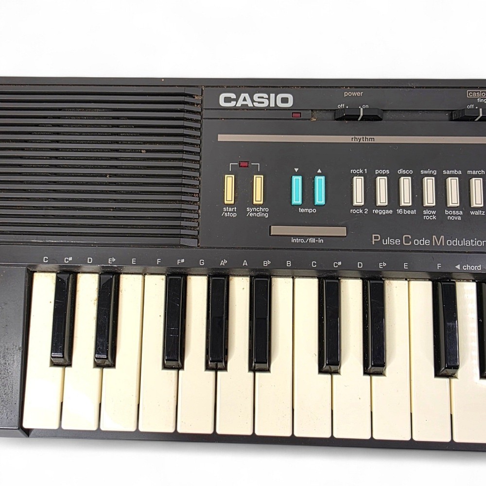 Casio Casiotone MT-205 Keyboard Pulse Code Modulation Super Drums Parts Repair