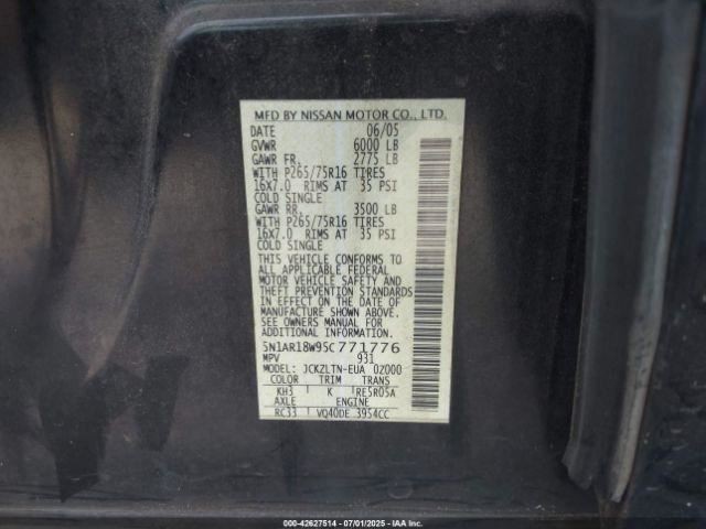 PATHFINDR 2005 Glove Box 4789389