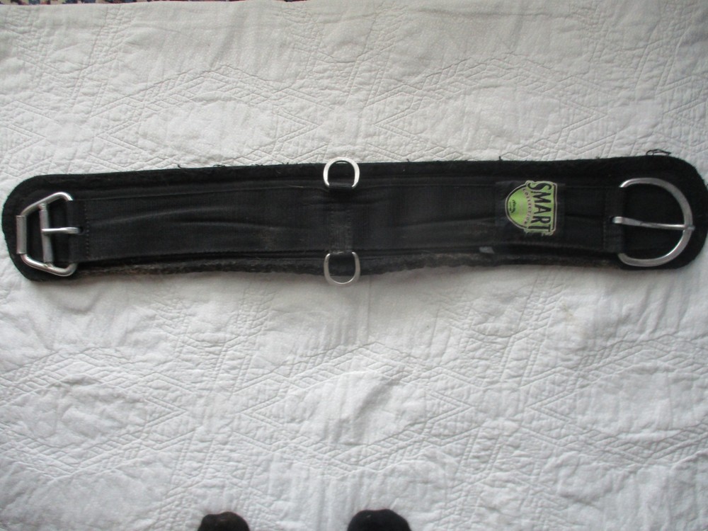 30'' WEAVER LEATHER SMART CINCH BLACK