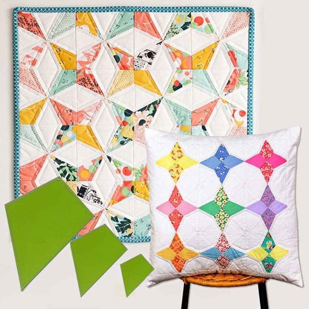 Periwinkle Quilting Template Patchwork Templates Quilt Stencils Quilter Styli...