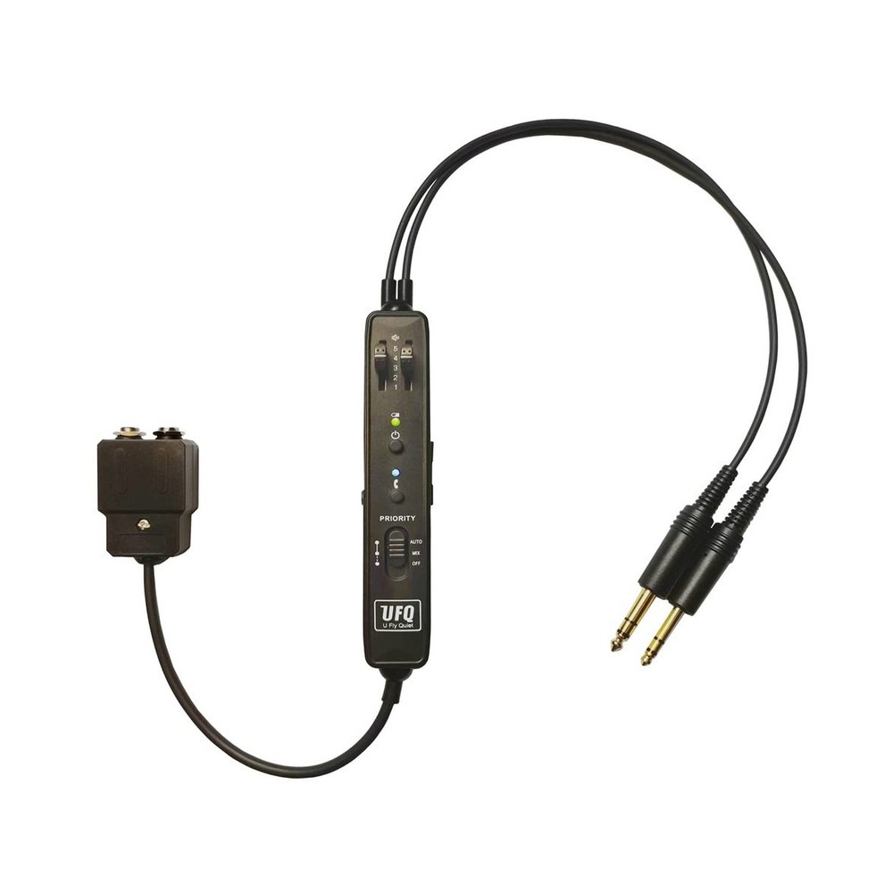 UFQ BT-Link Aviation Headset Bluetooth Adapter-Turn Any Non-Bluetooth Pilot H...