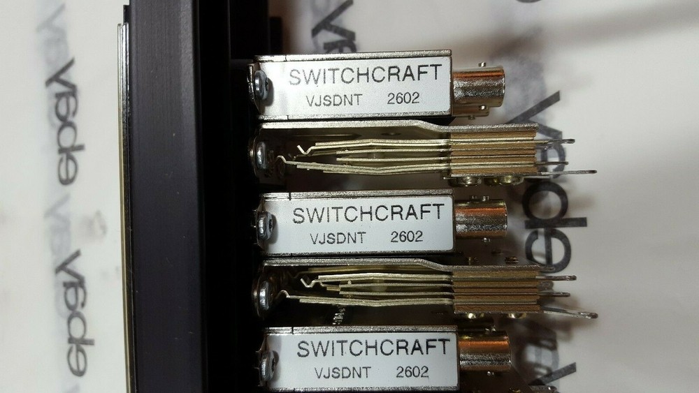 Switchcraft VPP Series Audio Video Patch Bay 24 Point VJSDNT and TRS Jacks