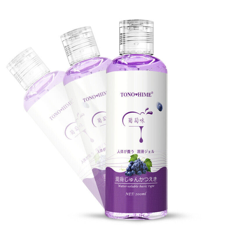 Fruit Flavor Sex Lube Lubricant Gel Water Based Edible Mild Oral Massage Adult