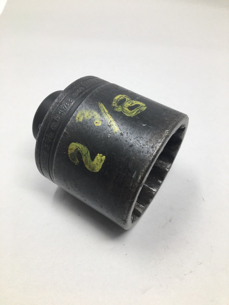 Snap on 2 3/8" GLDH-762 Shallow Socket, 12 Point, 3/4” Drive