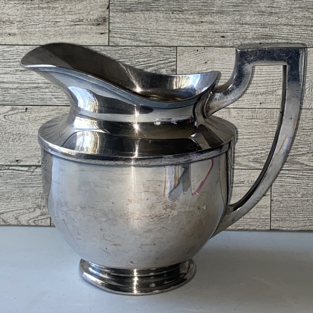 Vintage Royal Rochester Silver Plated Pitcher 7.25”