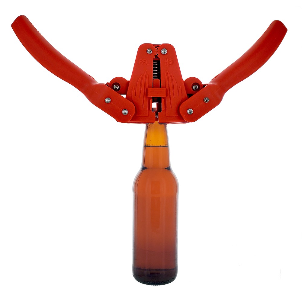 Double Lever Capper with Silver Crown Oxygen Barrier Beer Bottle Caps