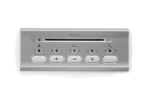 Bosch DCN‑FVCRD Flush Voting ID Card Reader Panel - Silver