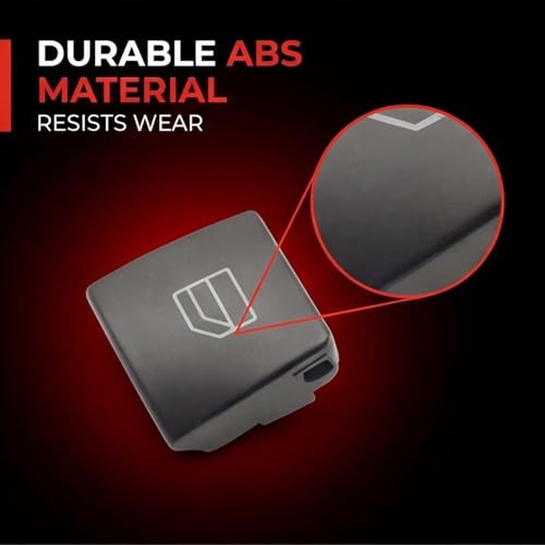 Front Driver Window Switch Button Cap A2049055402 Compatible with Mercedes Benz