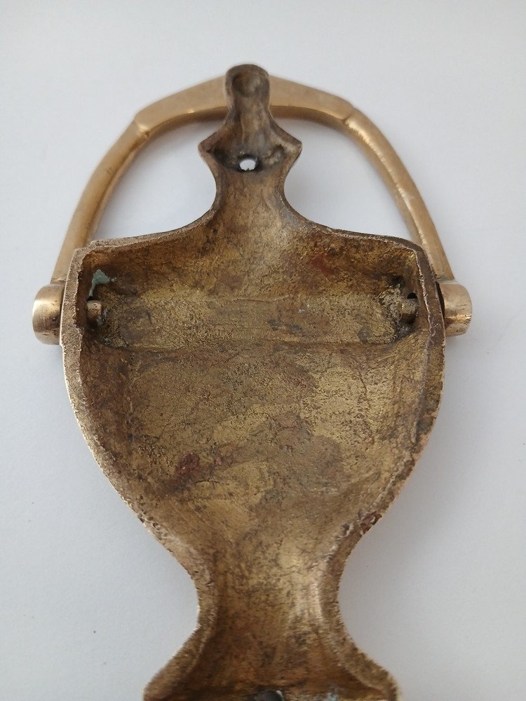 Vintage Solid Heavy Brass 7” Door Knocker Classic Simple Design