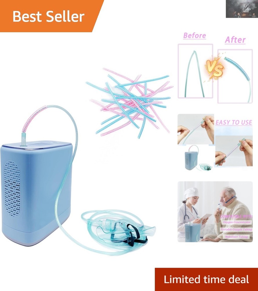 Essential 20PCS Oxygen Hose Straighteners - Uninterrupted Therapy Support