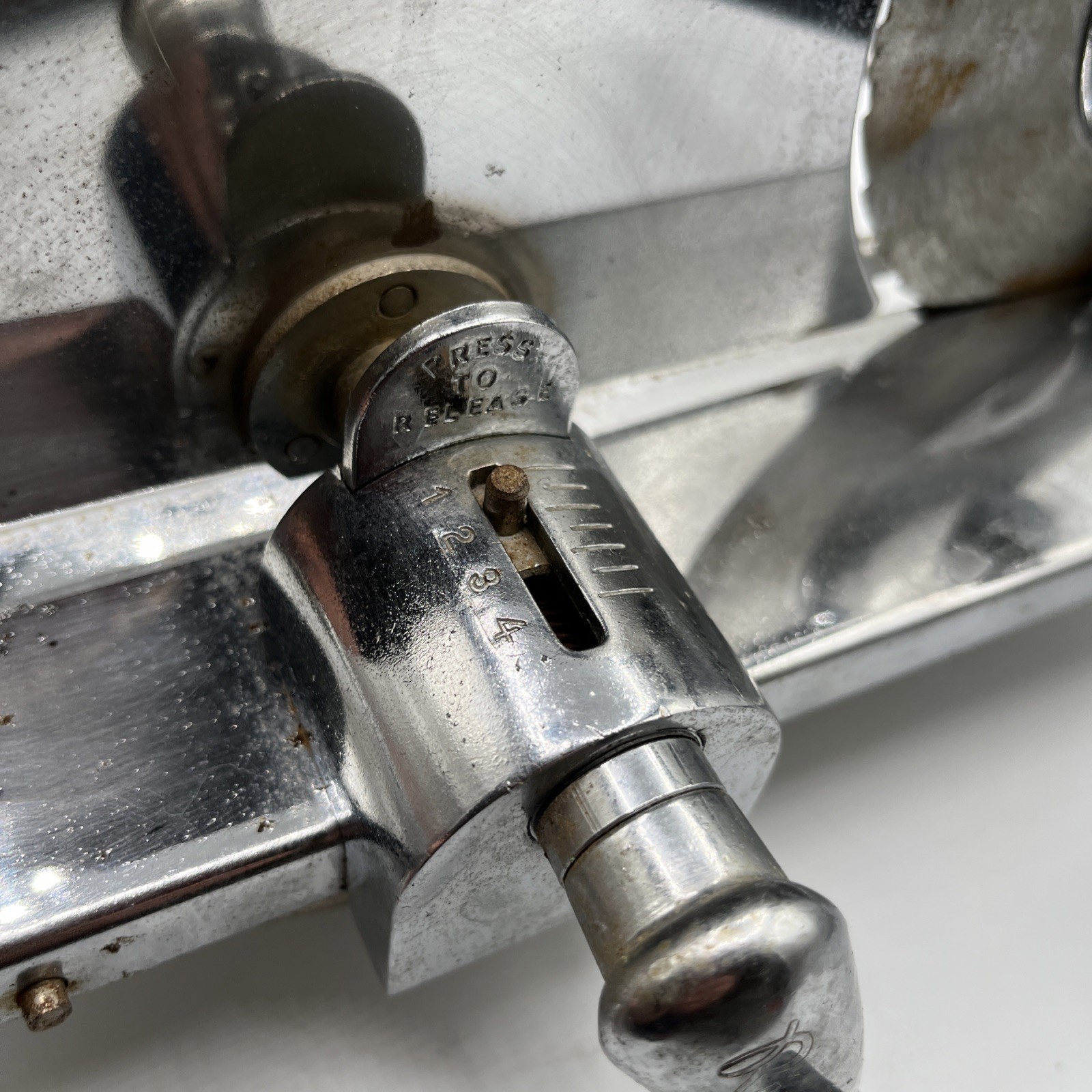 Retro Manual Food Slicer with Guards Rival "Protect-o-Guide" Tabletop 14 x 9.5"