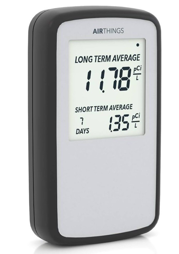 Airthings Corentium Home Radon Detector 223 Portable, Lightweight