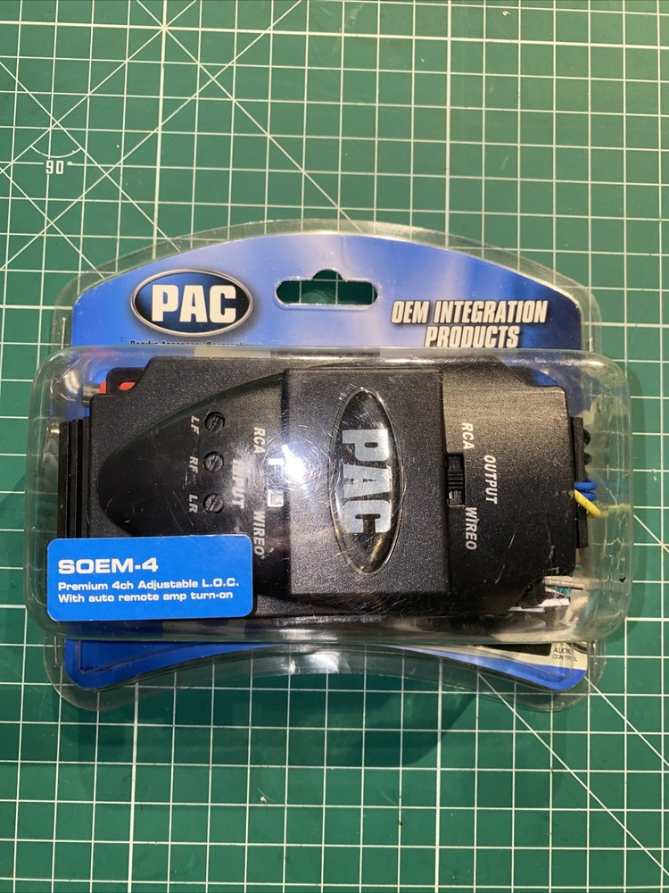 PAC SOEM-4 Adjustable 4-Channel Interface Adapter Line Output Converter