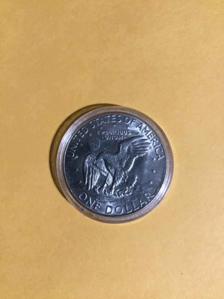 1978 D Eisenhower Dollar AU/BU in capsule