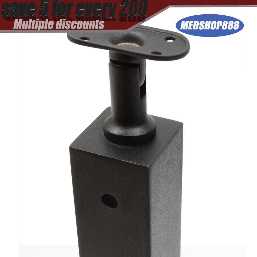 4PCS Cable Railing Posts 36"x2"x2" Adjustable Stainless Steel Pre-drilled Posts